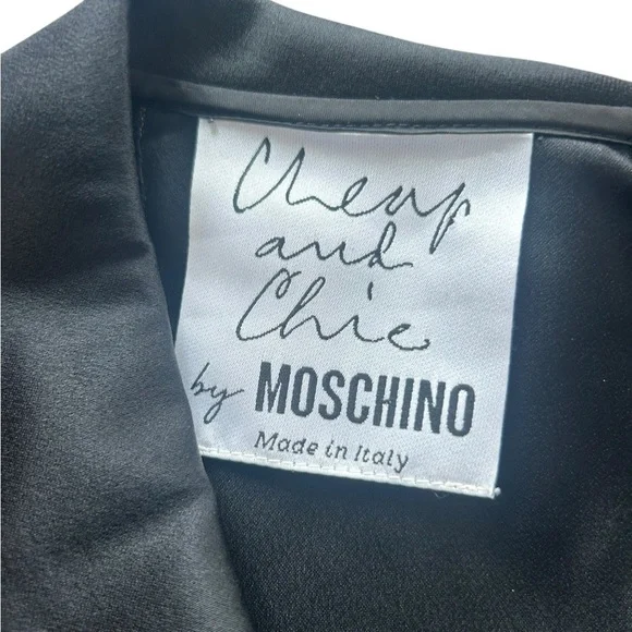 Moschino Cheap and Chic Black Double-Breasted Mini Dress - Picture 4 of 10